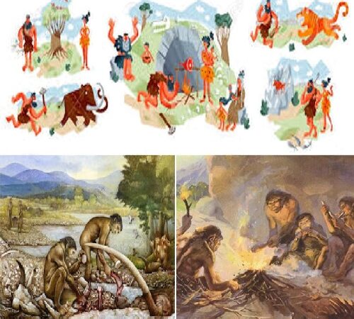 l'alimentazione degli uomini primitivi.